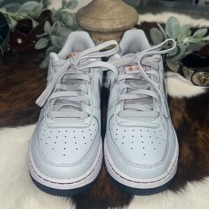 Nike Air Force 1 Classic gray sneakers with silver swoosh Sneakers